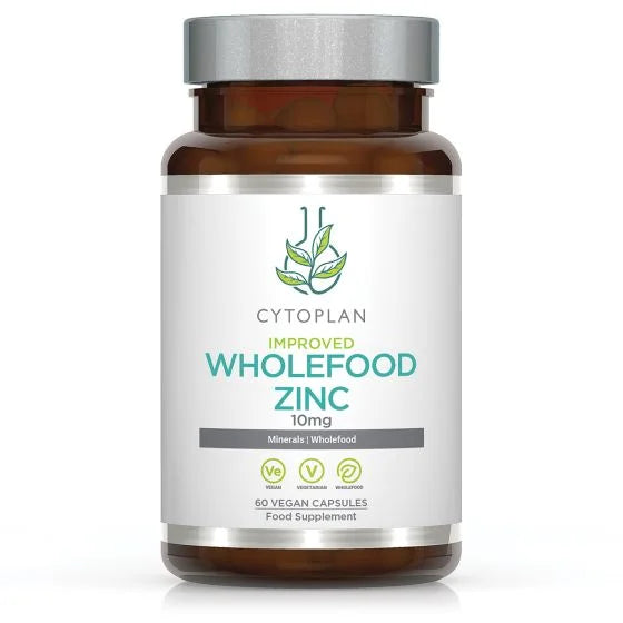 Zinc Wholefood 60 caps 7.5mg per cap