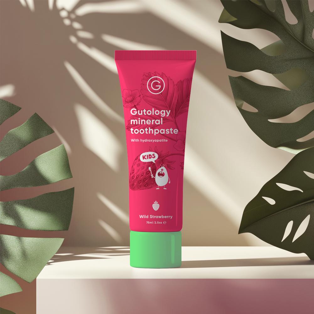 Mineral Toothpaste with Hydroxyapatite Kids Wild Strawberry 75ml