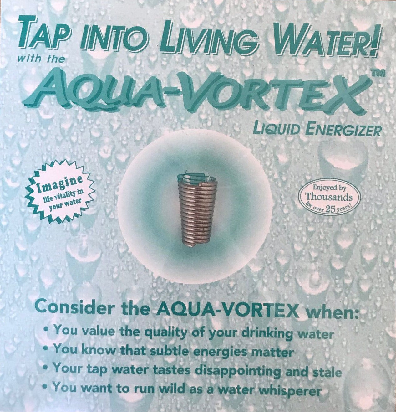 Water Vortex Energiser