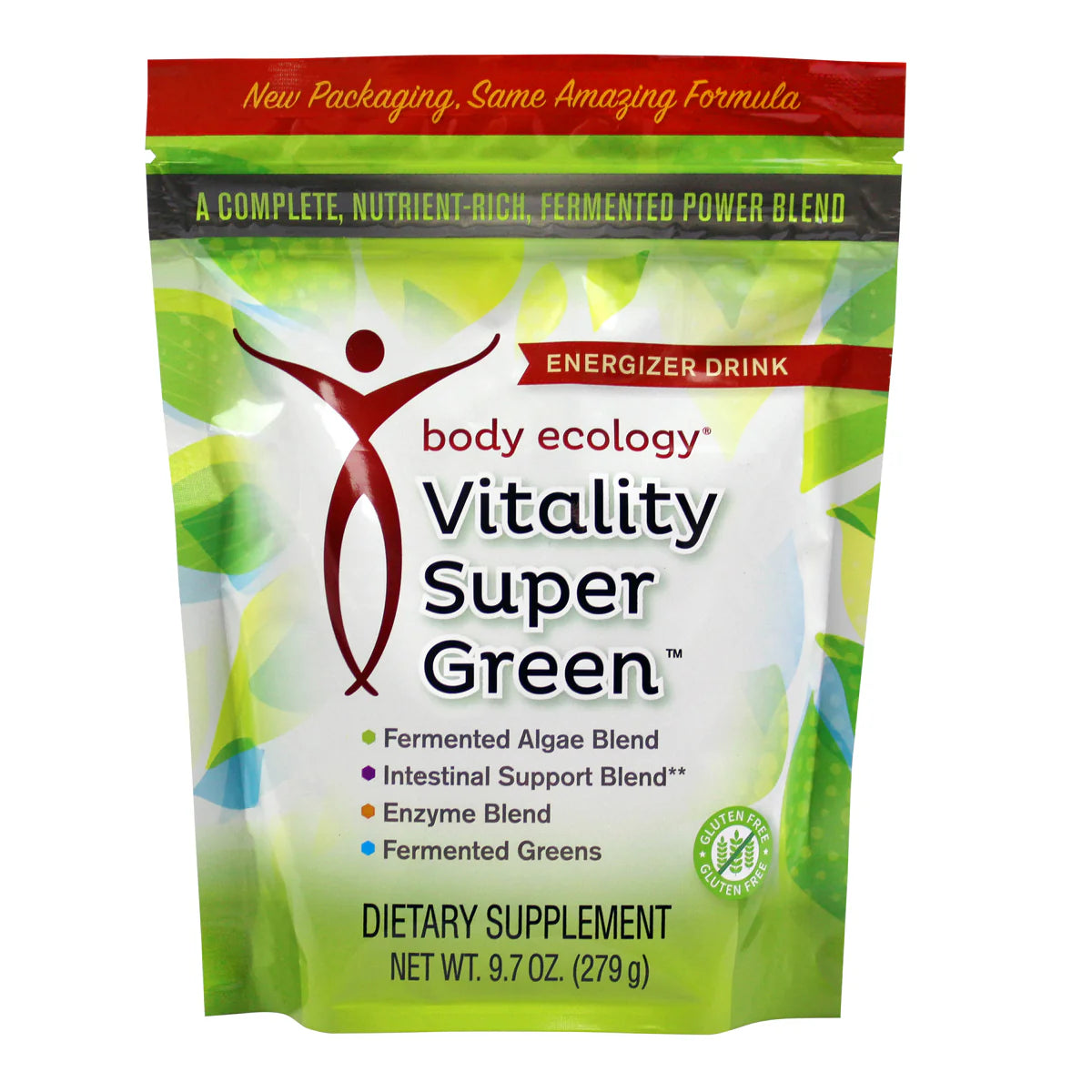 Vitality Super Greens 280g by Body Ecology