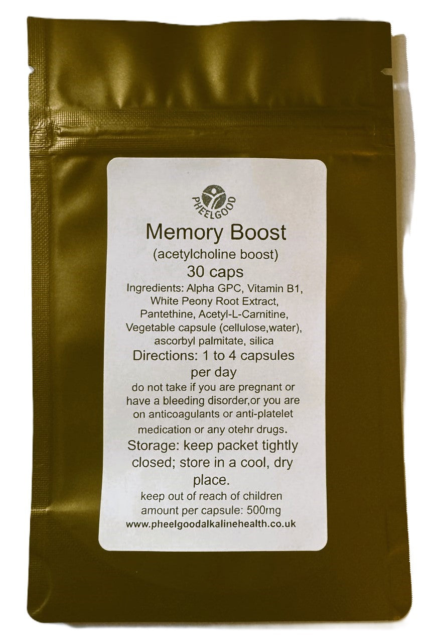 Boost Memory Product Memory Boost 30 caps – Pheelgood Limited