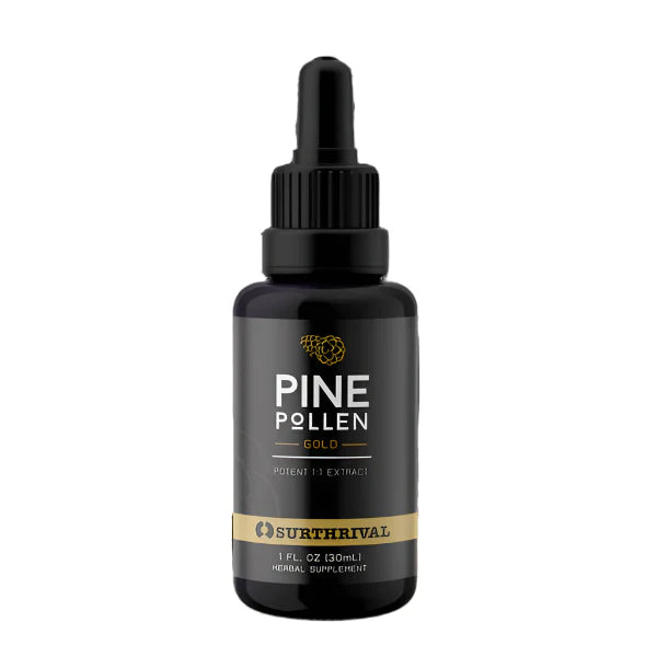Pine Pollen Liquid (Gold - Mega Nutrition Elixir 1 FL OZ)