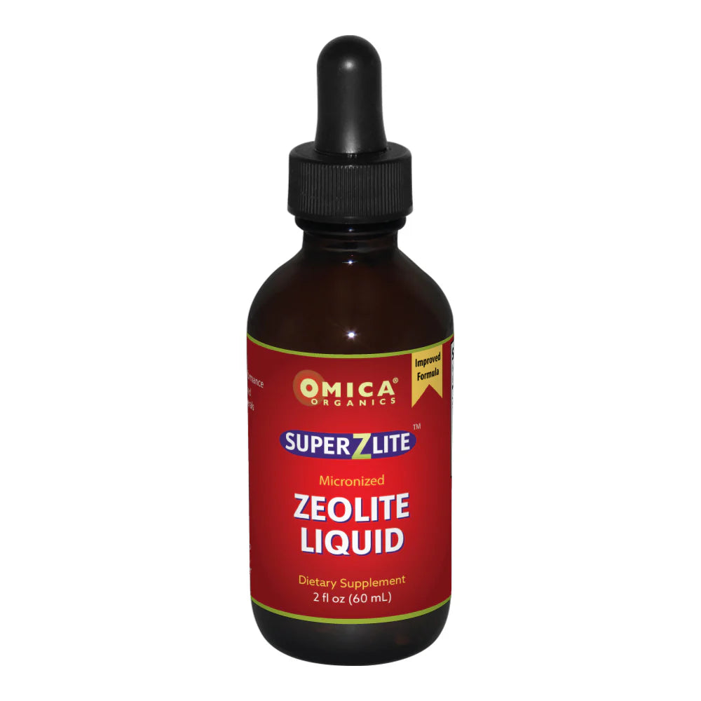 Zeolites Liquid 2 Fl.oz.(60ml) SuperZlite (in Miron Glass) by Omica