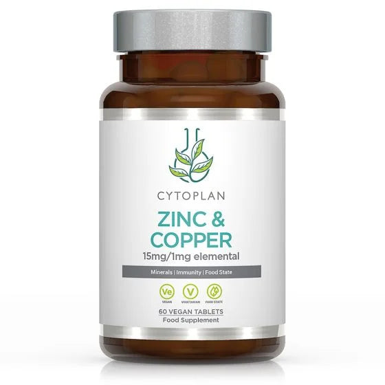 Zinc and Copper 60 tablets 15mg per tablet